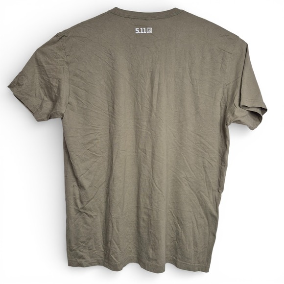 5.11 Tactical Mens 2XL Green Ukraine Flag Shield Graphic T-Shirt Olive Drab Read - Picture 4 of 7